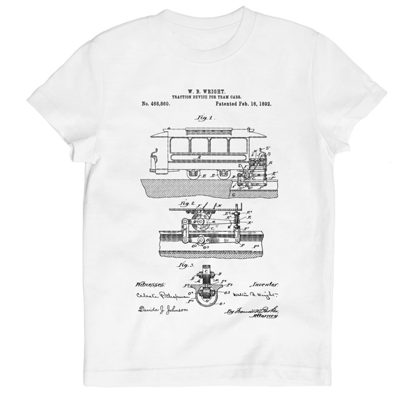 Патент Натяжное устройство для трамваев 1892 - фото 267649